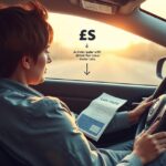 Autóvezetés közben jogosítvány tanulására készülve