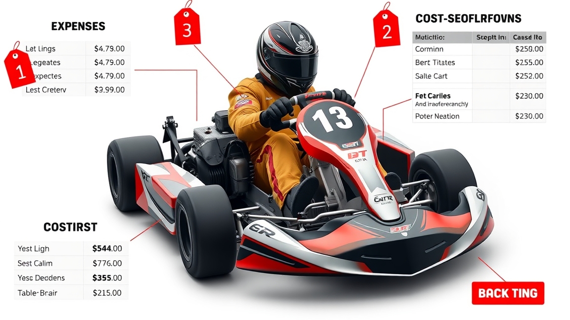 Gokart költségek, kezdők és profik számára, költségkalauz