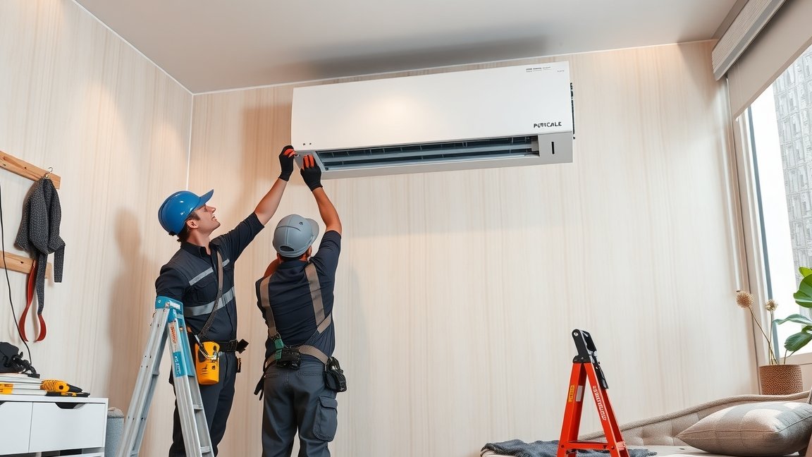 Klíma beszerelés panel lakásba szakemberek által