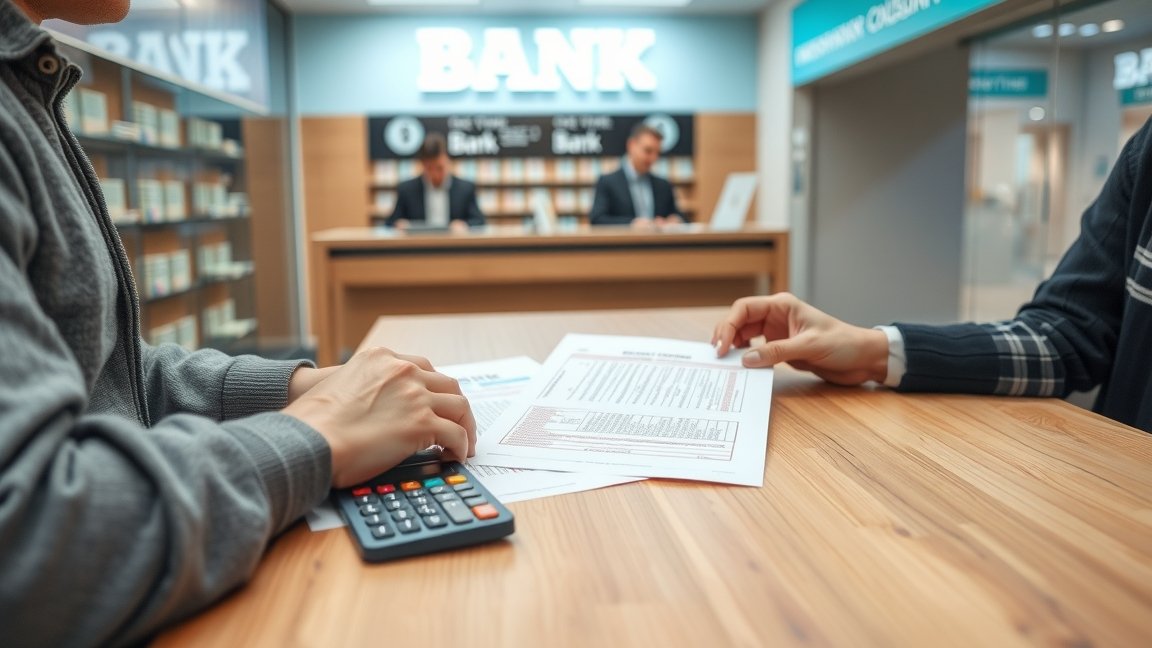 Bankszámla megszüntetésének folyamata egy bankfiókban.