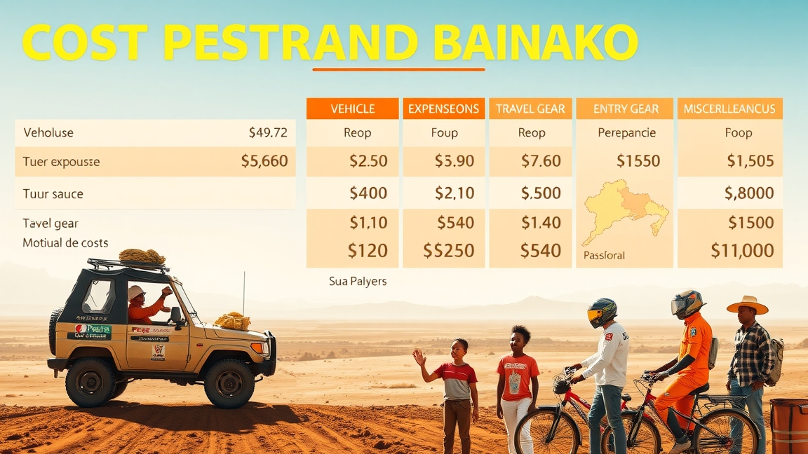 Költségek a Budapest-Bamako ralin: autófelkészítés és utazás