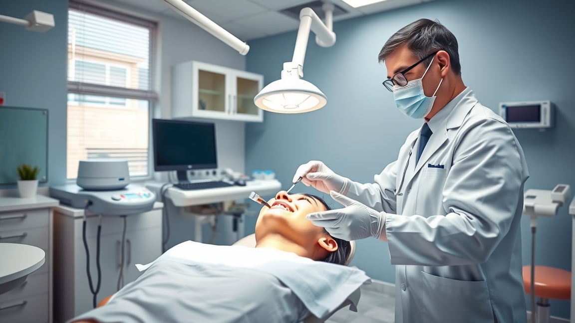 Fogkő eltávolítása fogorvosi rendelőben