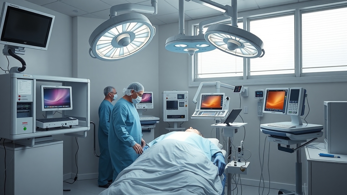 Altatásos vizsgálat folyamat a kórház műtőjében