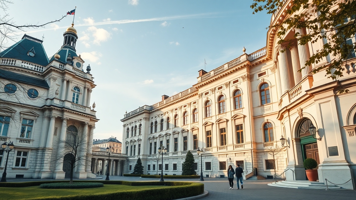 Elit iskola épülete Magyarországon