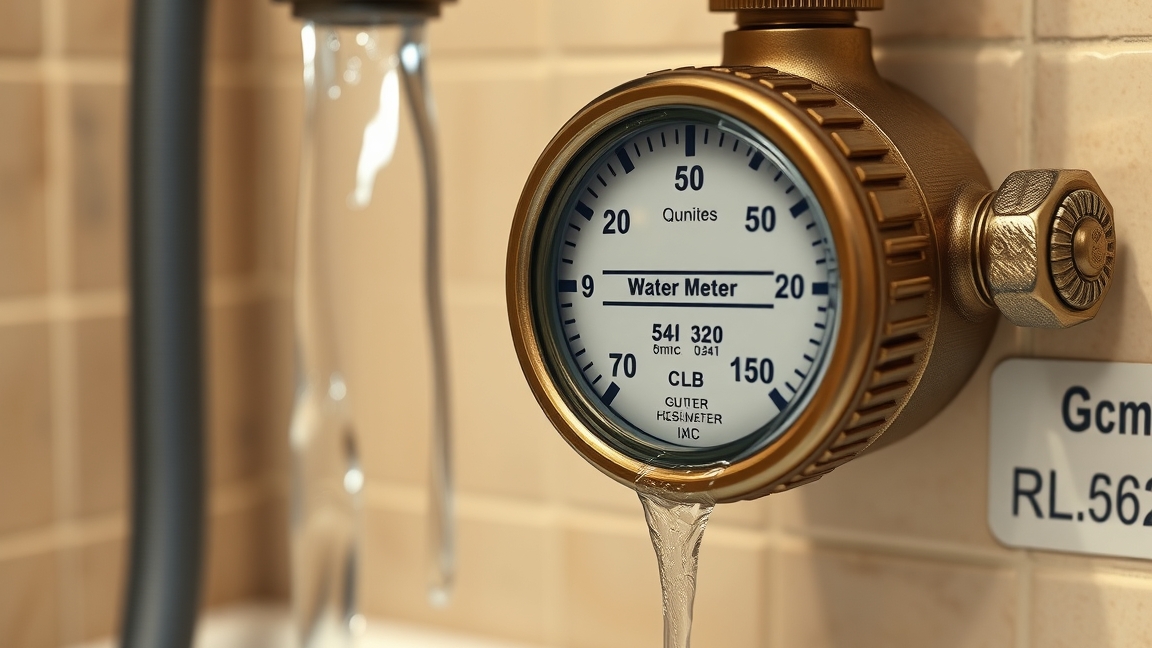 Vízóra a vízfogyasztás mérésére