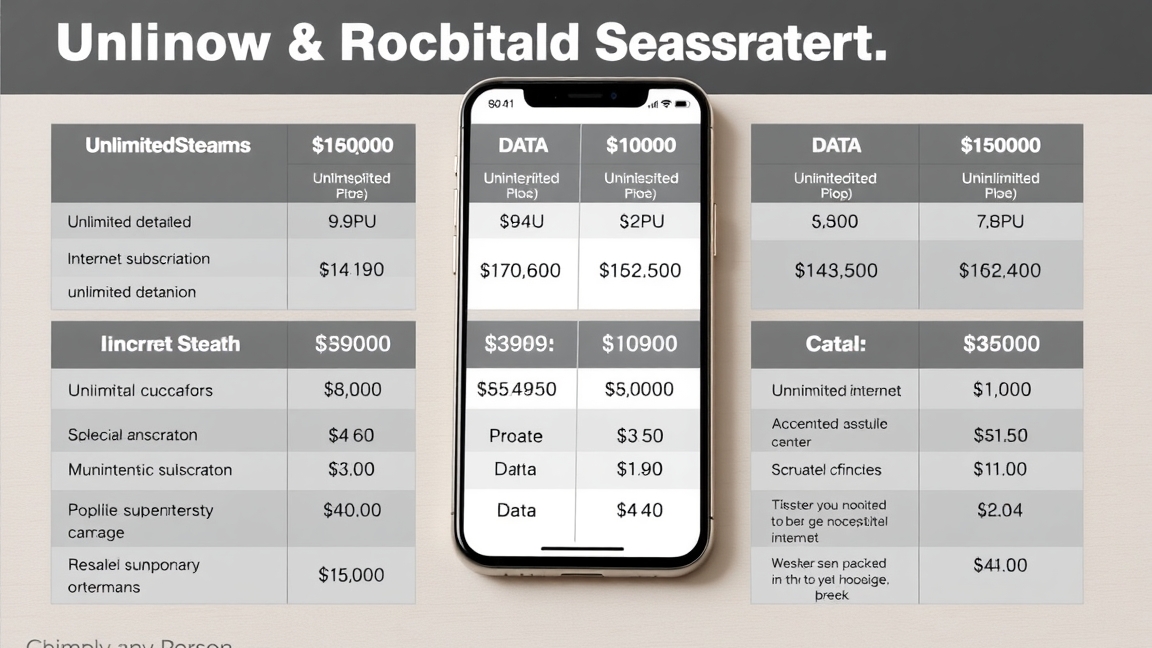 Mobil előfizetés szolgáltatások és díjak összehasonlítása.