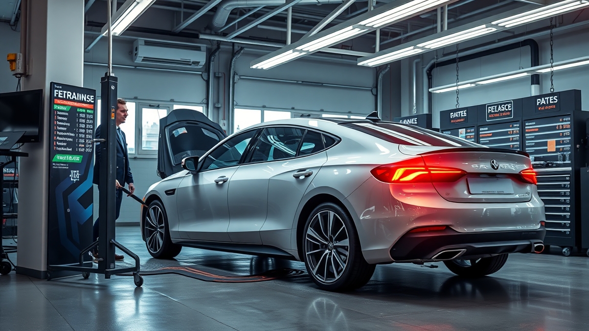 Műszaki vizsga autószerelő műhely