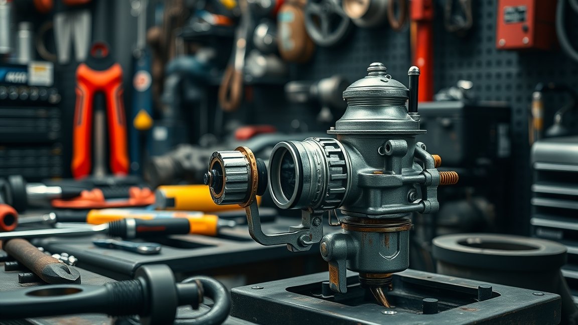 Porlasztó felújítása és karbantartása műhely eszközökkel.