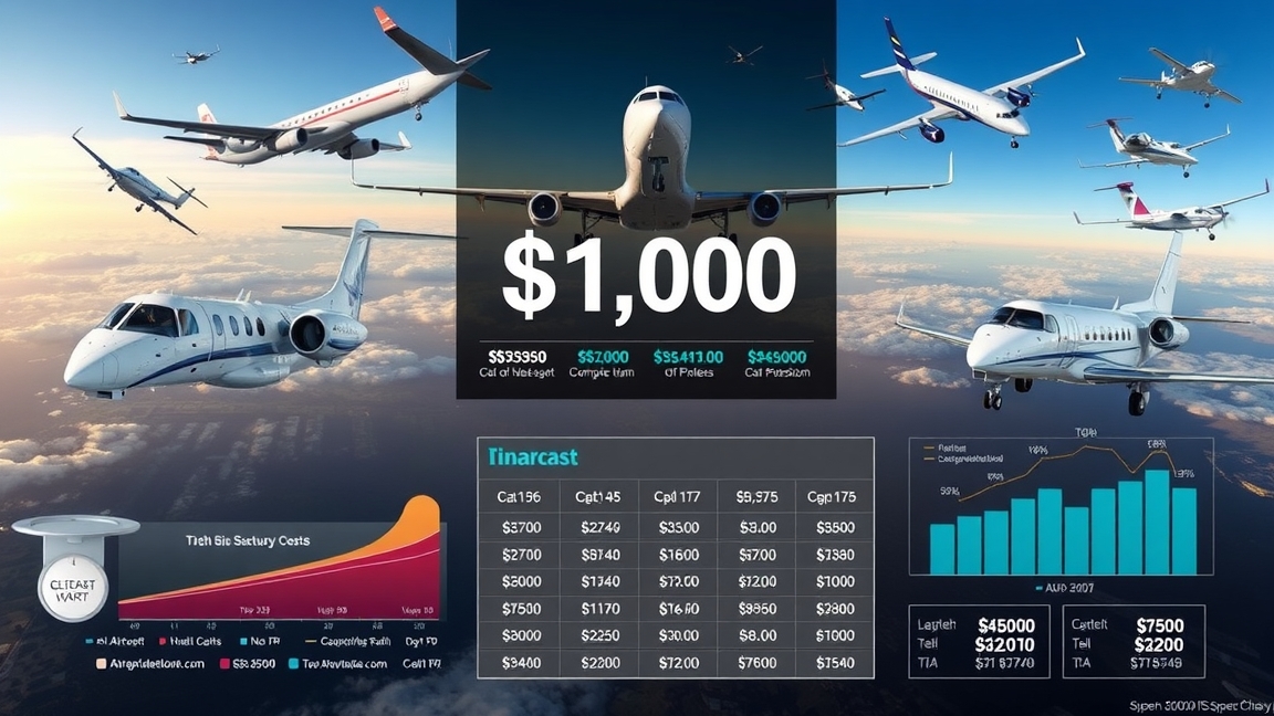 Repülőgépek különböző típusai és áraik