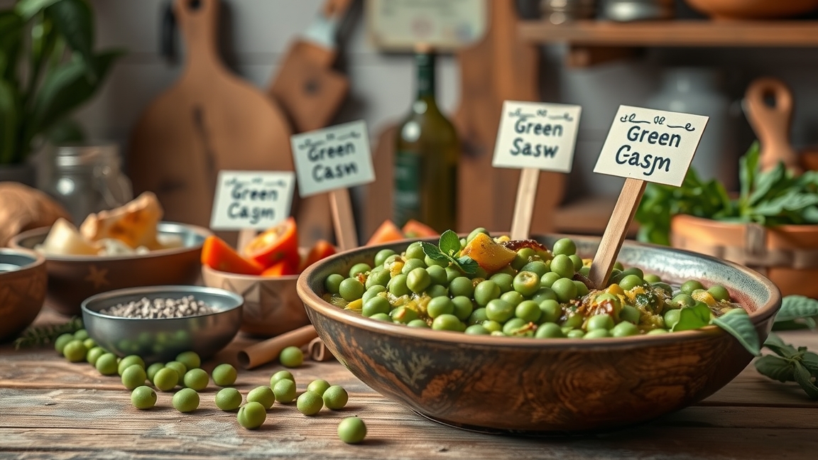 Friss zöldborsó főzelék elkészítési hozzávalói és tippek