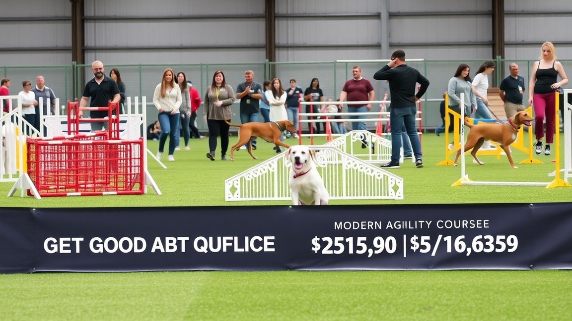 Agility tanfolyam kutyák számára, versenyzés és képzés