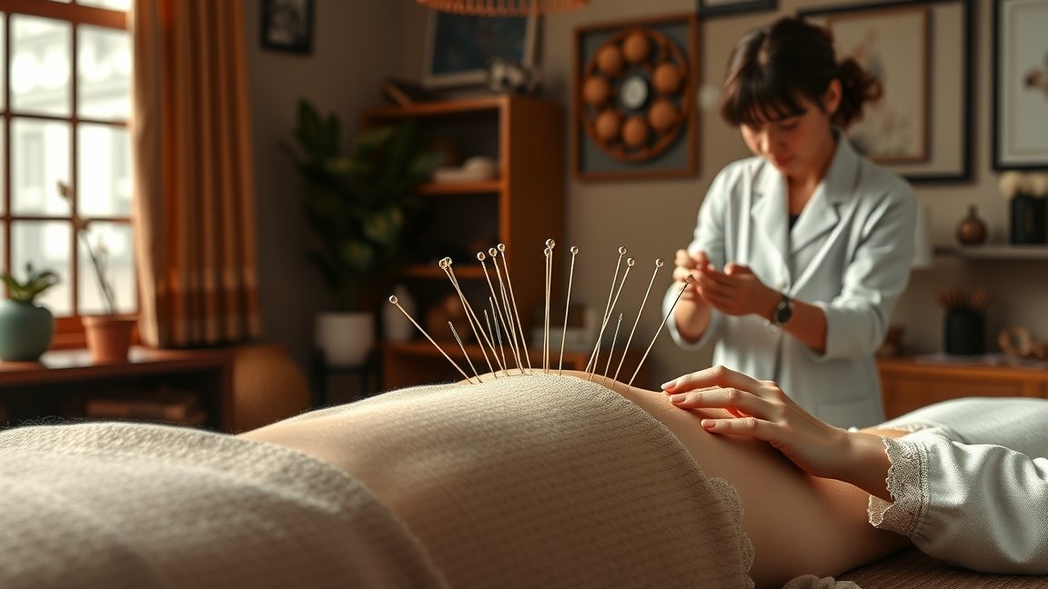 Akupunktúrás terápia, akupunktúrás tűk és kezelési folyamat