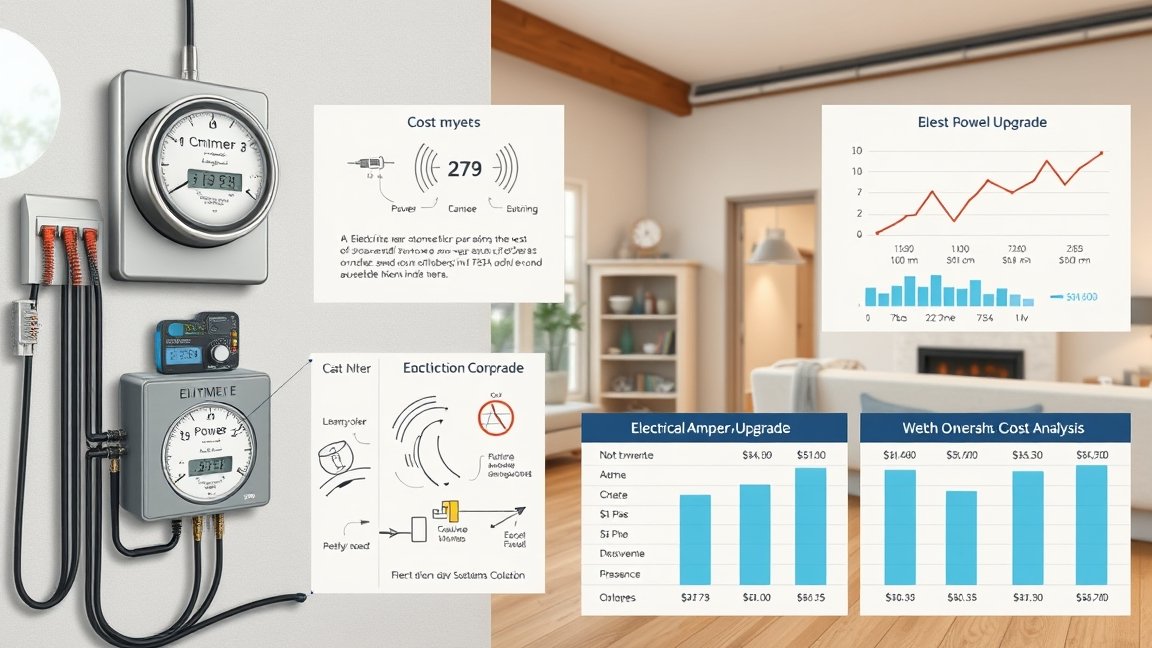 Amperbővítés költségeinek grafikus elemzése és ábrázolása