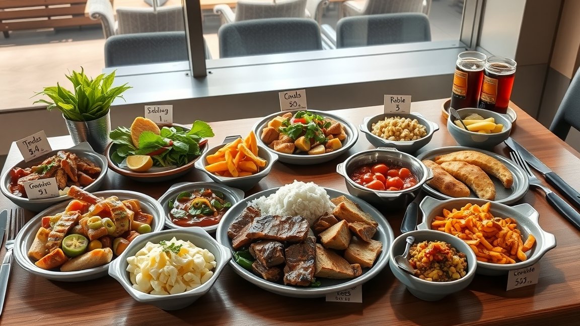 Többféle étkezési lehetőség 2023-ban, árakkal.