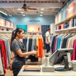 Ruházati eladó boltban, jövedelem és munkakörülmények elemzése