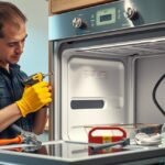 Fűtőszál cserélés otthon, szakember munkáját mutatja.