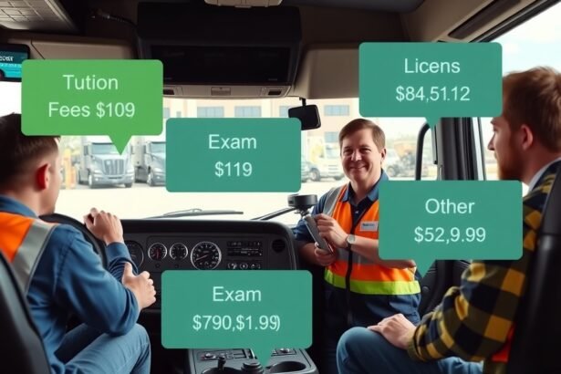 Kamionos jogosítvány megszerzése, költségek és díjak