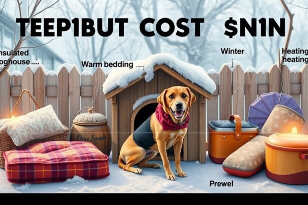Kutya téli kinti tartásának költsége, szigetelt kutyaház, meleg fekhelyek.