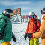 Síoktatás kezdők számára, csoportos órák az alapszintű síeléshez.