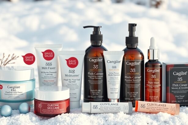 Téli bőrápolás termékek havon és fenyőtobozokon