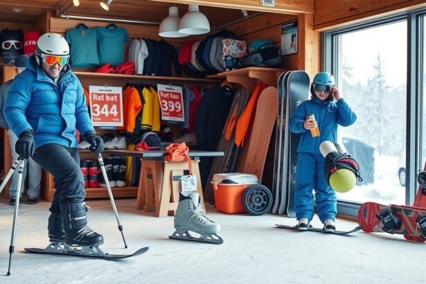 Téli sportfelszerelés bérlése síeléshez és snowboardozáshoz