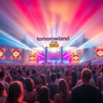 Tomorrowland 2026 fesztivál színpada és közönsége.