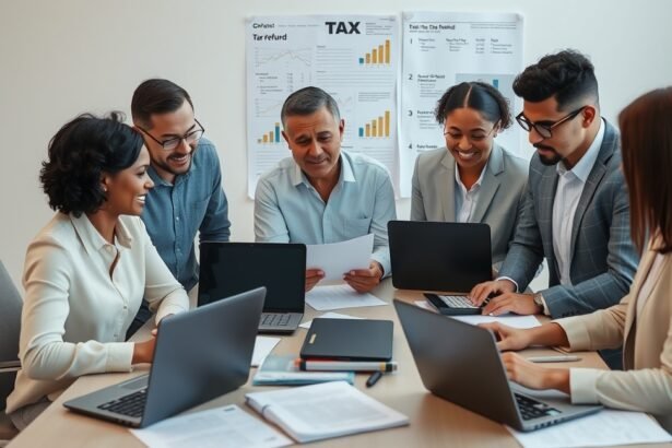 Csoport munka az adó-visszatérítés igénylésénél