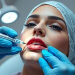 Ajakfeltöltés folyamat esztétikai kezelés során