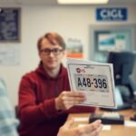 Rendszámtábla pótlás ügyintézése egy kormányablaknál.