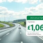 2023 autópálya-matrica ára és autópálya kilátás