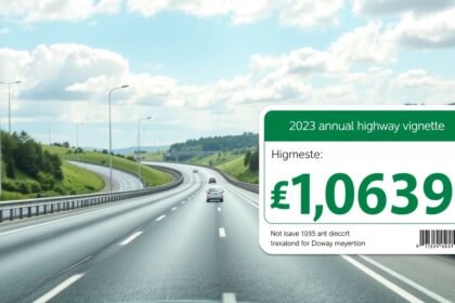 2023 autópálya-matrica ára és autópálya kilátás