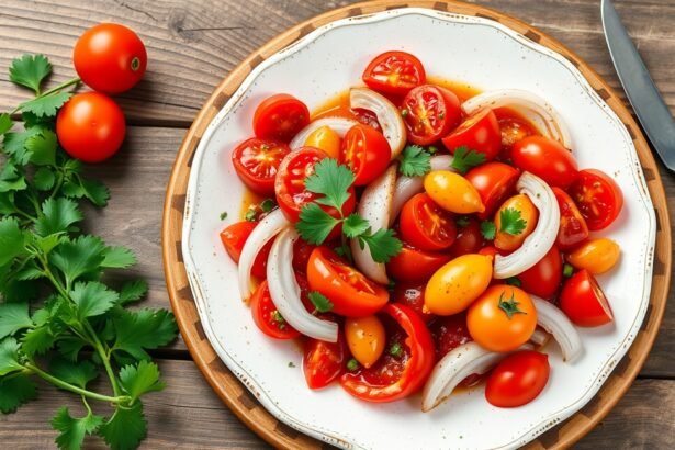 Friss házi lecsó paradicsommal és zöldségekkel