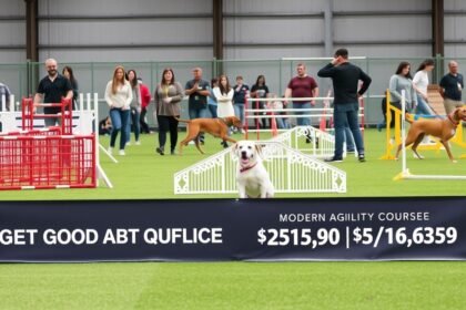 Agility tanfolyam kutyák számára, versenyzés és képzés