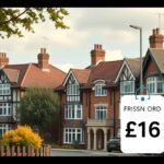 Klasszikus angliai házak városi környezetben