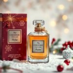 Limitált kiadású karácsonyi parfüm ünnepi csomagolásban.