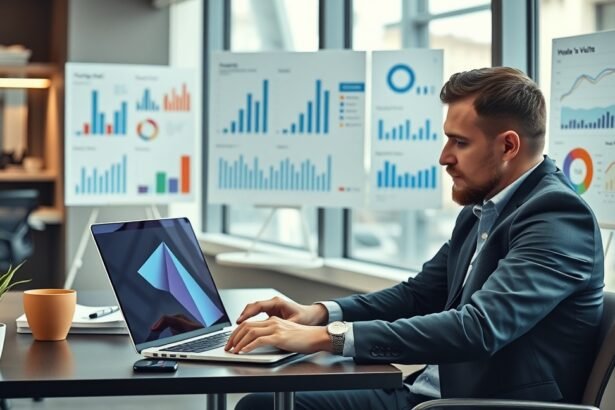 Férfi digitális reklám elemzése Google hirdetés során