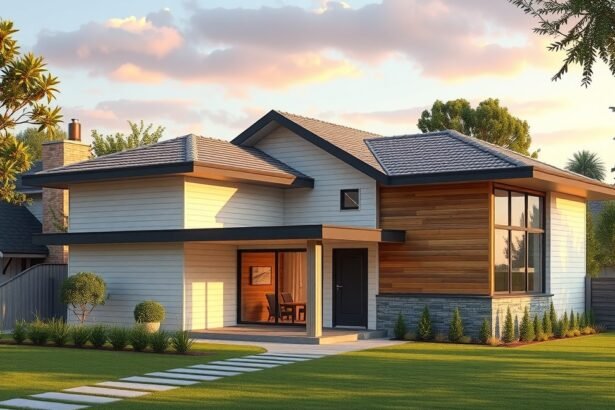 Modern könnyűszerkezetes ház bemutatása építkezéshez