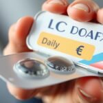 Napi kontaktlencsék csomagolása, költség és típus részletezve.