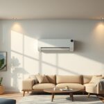 Modern klíma a nappaliban energiatakarékos fűtéshez