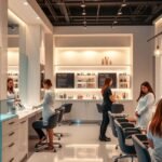 Modern szépségszalon intim gyanta kezelés árlistával