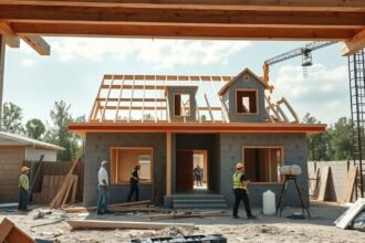 Házelőny: 100 nm-es ház építése szakemberek jelenlétében.