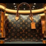 Louis Vuitton táska elegáns boltban