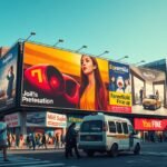 Óriásplakátok hirdetési lehetőségei a városban