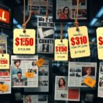 Különböző hirdetések ára az interneten, reklám költségek bemutatása.