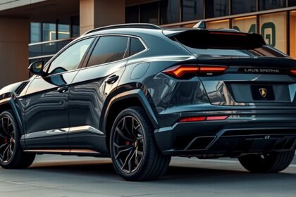 Lamborghini Urus luxus SUV oldalnézetben.