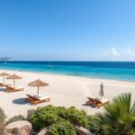 Ciprusi tengerparti üdülőhely pihenésre és kirándulásra