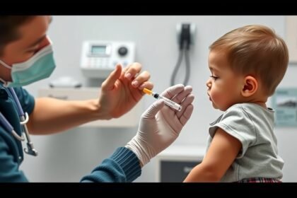 Gyermek rotavírus elleni oltása orvosi környezetben