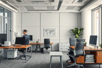 Modern irodai környezet vállalkozás indításához