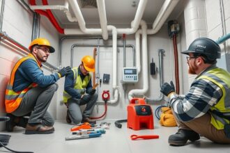 Vízzel kapcsolatos munkálatok végzése szakemberek által