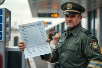 Határőr állás adatok bemutatása az ellenőrző pontnál